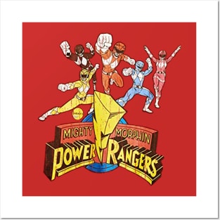 Vintage power rangers Posters and Art